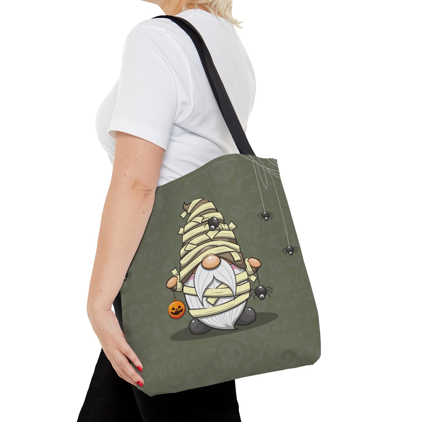 Cute Mummy Gnome Tote Bag Halloween