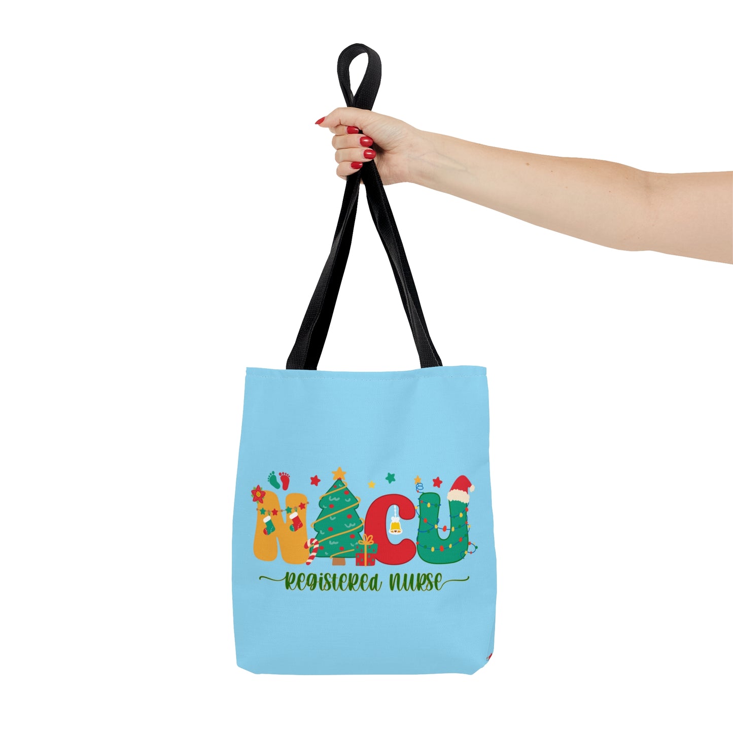 NICU Nurse Christmas Tote Bag