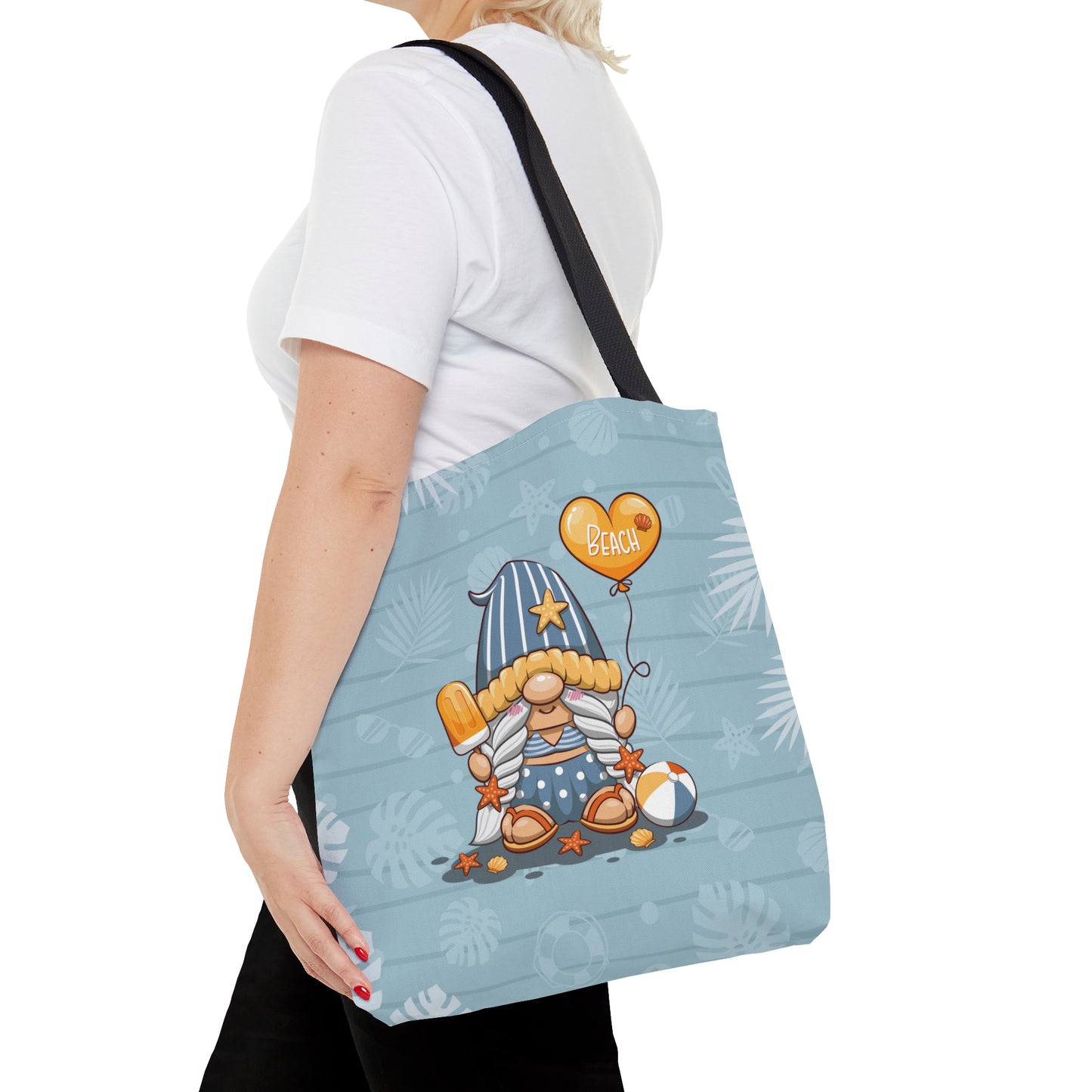 Summer Beach Popsicle Gnome Tote Bag
