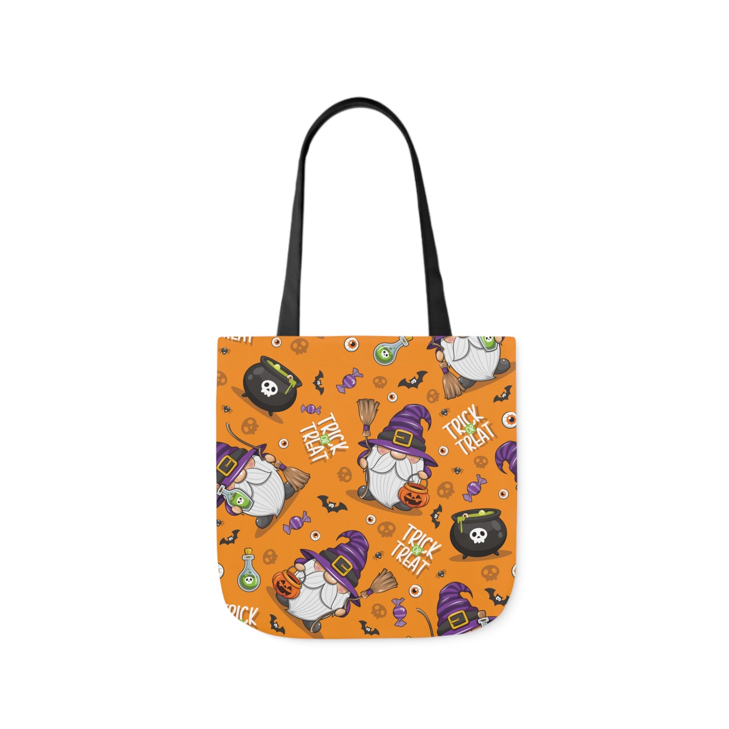 Witch Gnome Print Canvas Bag Halloween Trick-or-Treat
