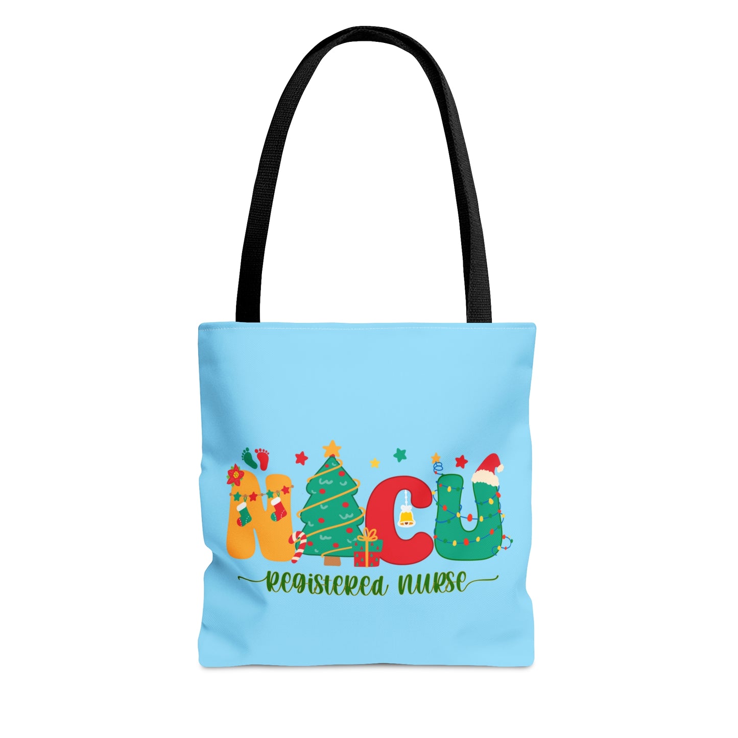 NICU Nurse Christmas Tote Bag