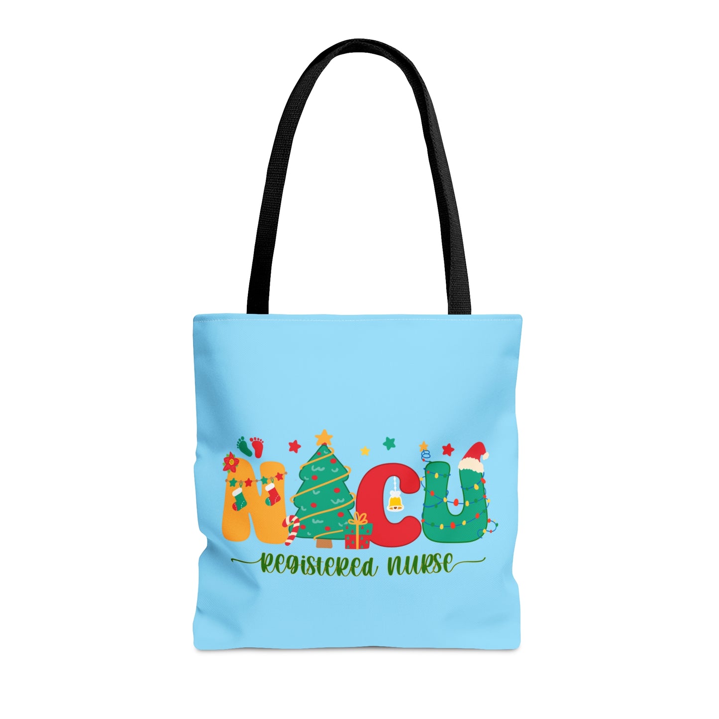 NICU Nurse Christmas Tote Bag