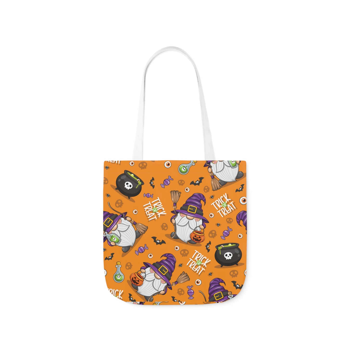 Witch Gnome Print Canvas Bag Halloween Trick-or-Treat