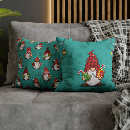 Christmas Cookie Gnome Square Pillow Case