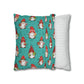 Christmas Cookie Gnome Square Pillow Case