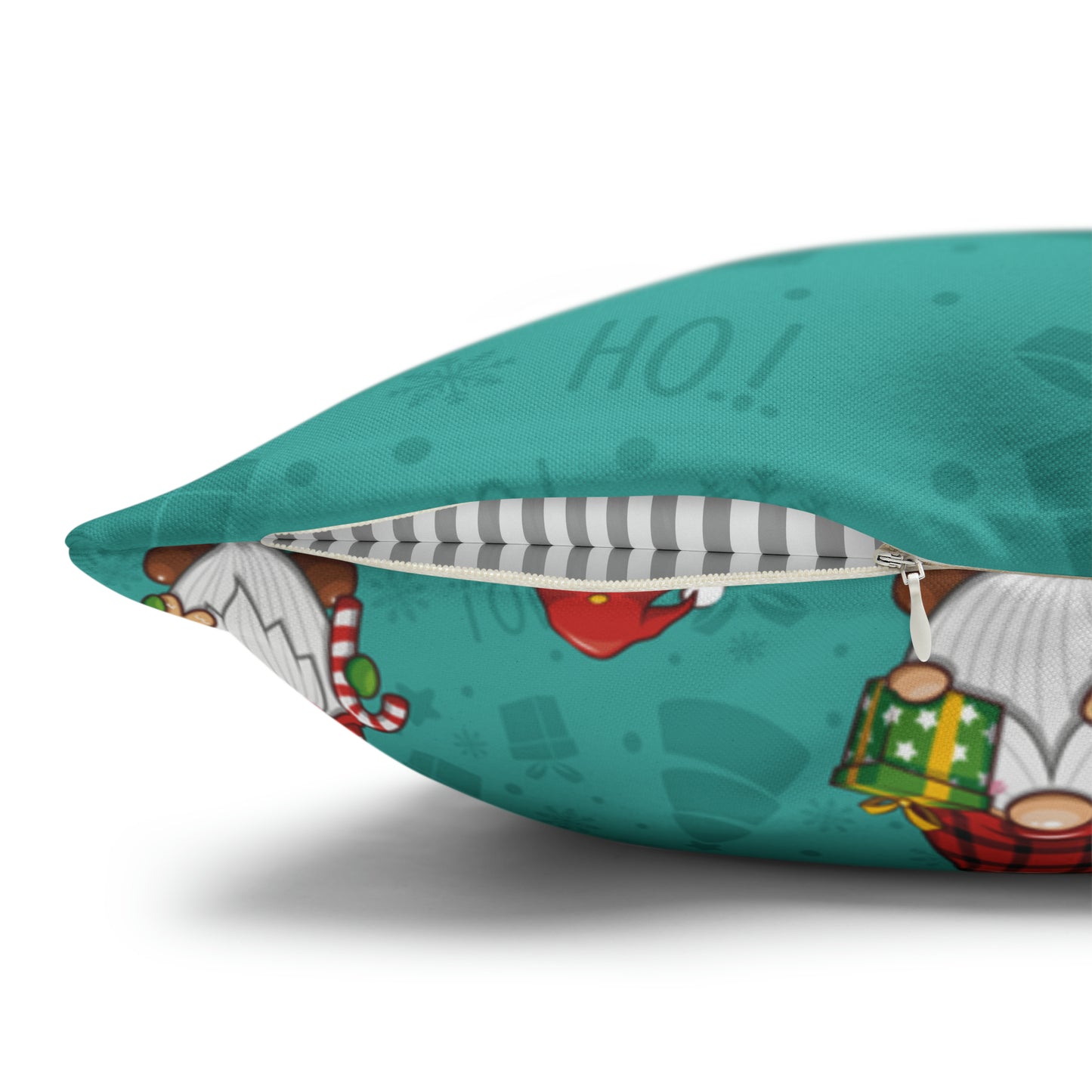 Christmas Cookie Gnome Square Pillow Case