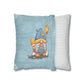 Summer Beach Popsicle Gnome Square Pillow Case