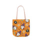 Witch Gnome Print Canvas Bag Halloween Trick-or-Treat