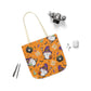 Witch Gnome Print Canvas Bag Halloween Trick-or-Treat