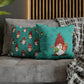 Christmas Cookie Gnome Square Pillow Case