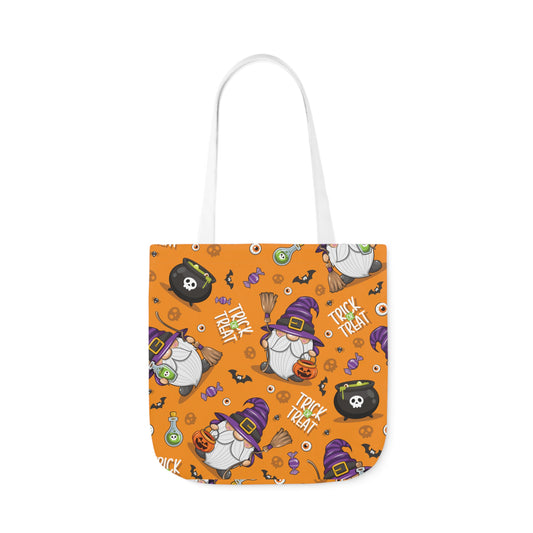 Witch Gnome Print Canvas Bag Halloween Trick-or-Treat