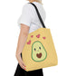 Avocado Love Canvas Tote Bag