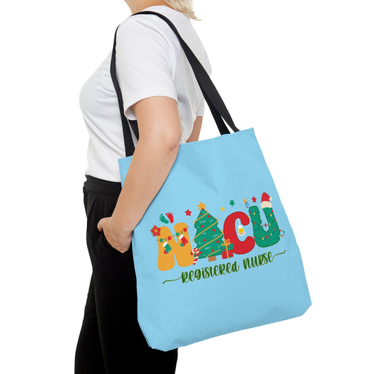 NICU Nurse Christmas Tote Bag