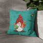 Christmas Cookie Gnome Square Pillow Case