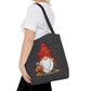 Cute Devil Gnome Tote Bag Halloween