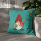 Christmas Cookie Gnome Square Pillow Case