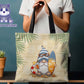 Summer Beach Gnome Canvas Tote Bag