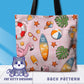 Beach Party Gnome Tote Bag