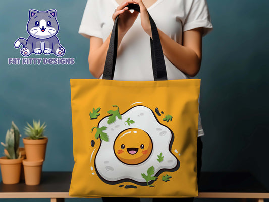 Kawaii Fried Egg Tote Bag