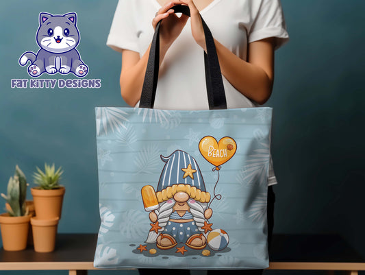 Summer Beach Popsicle Gnome Tote Bag