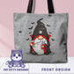 Cute Vampire Gnome Tote Bag Halloween