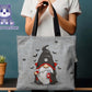 Cute Vampire Gnome Tote Bag Halloween